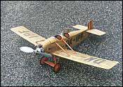 AVIA BH-9 scale of 1:20 for a GM63 motor, span 486 mm, weight 50g.