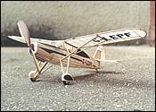 Fairchild F-24 span 550 mm for a GM63 motor, weight 52g.